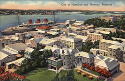 City of Hamilton and Harbour Postcard