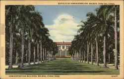 Administration Building Balboa, Panama Postcard Postcard