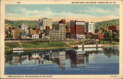 Waterfront and Wharf Postcard