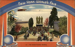 New York World's Fair The Jewish-Palestine Building Postcard Postcard