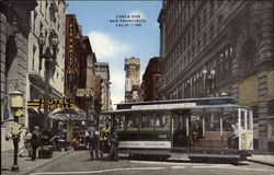 San Francisco Cable Car Postcard