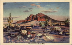 Sunset, Camelback Mtn Postcard