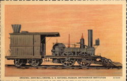 Original John Bull Engine, US National Museum, Smithsonian Institution Postcard