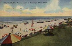 The World's Most Famous Beach, Ellinor Village Postcard