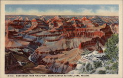 Northwest From Pima Point Postcard