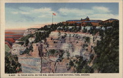 El Tovar Hotel on the Rim Postcard