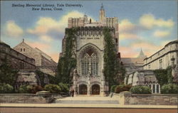 Sterling Memorial Library, Yale University New Haven, CT Postcard Postcard