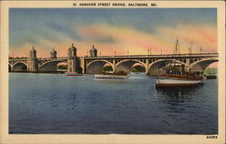 Hanover Street Bridge Postcard