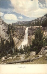 Nevada Falls Yosemite National Park, CA Postcard Postcard