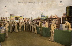 Post Exchange Store, Camp Elliott Postcard