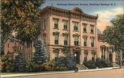 Saratoga Historical Society Postcard