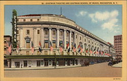 Eastman Theatre and Eastman School of Music Postcard