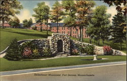 Sweetheart Monument Fort Devens, MA Postcard Postcard