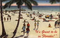 Beach Scene Postcard