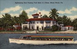 Miami Beach sightseeing Florida Postcard Postcard