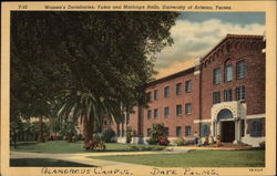 University of Arizona - Women's Dormitories, Yuma and Maricopa Halls Postcard