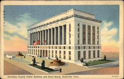 Davidson County Public Building and Court House Nashville, TN Postcard Postcard