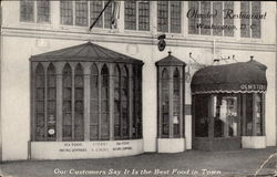 Nationally Famous Olmsted Restaurant Postcard