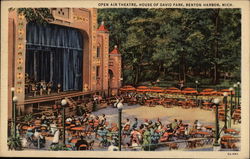 Open Air Theatre, House of David Park Benton Harbor, MI Postcard Postcard