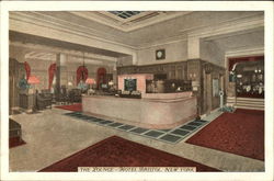 Hotel Bristol - The Lounge New York, NY Postcard Postcard