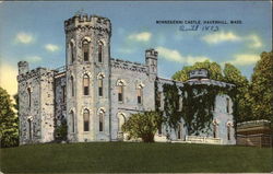 Winnekenni Castle Haverhill, MA Postcard Postcard