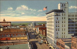 Central Avenue Looking West Albuquerque, NM Postcard Postcard