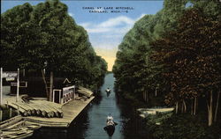 Canal at Lake Mitchell Postcard