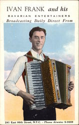 Ivan Frank and His Bavarian Entertainers New York, NY Postcard Postcard