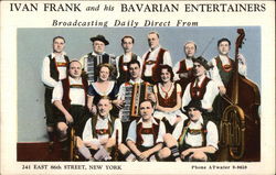 Ivan Frank and His Bavarian Entertainers Postcard Postcard