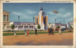 Illinois Host House, Chicago World's Fair Postcard Postcard