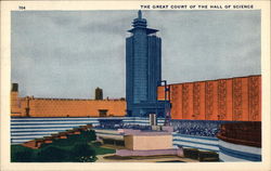 The Great Court of the Hall of Science 1933 Chicago World Fair Postcard Postcard