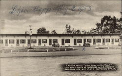 Lacroix Motel Ballston Spa, NY Postcard Postcard