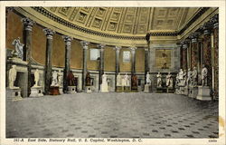 U.S. Capitol - East Side, Statuary Hall Washington, DC Washington DC Postcard Postcard