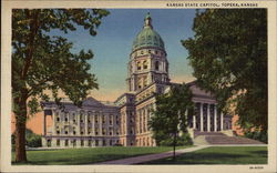 Kansas State Capitol Postcard