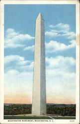 The Washington Monument District Of Columbia Washington DC Postcard Postcard