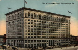 View of the Wanamaker Store Philadelphia, PA Postcard Postcard