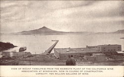 View of Mount Tamalpais from Winehaven Richmond, CA Postcard Postcard