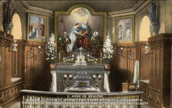 The Altar of the Miraculous Painting and of the Relics in the Sacristy Postcard