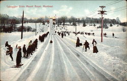 Toboggan Slide, Mount Royal Montreal, QC Canada Quebec Postcard Postcard