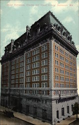 Hotel Belvedere, Charles and Chase Streets Baltimore, MD Postcard Postcard