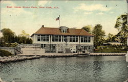 Boat House Bronx Park New York, NY Postcard Postcard