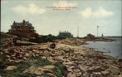 The Shore, Norwoods Heights Annisquam, MA Postcard Postcard