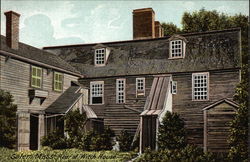 Rear of Witch House Postcard