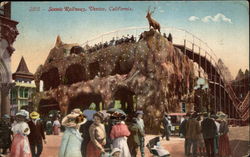 Scenic Railway Venice, CA Postcard Postcard