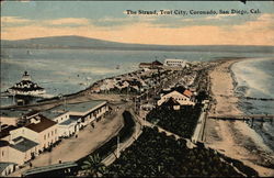 The Strand, Tent City, Coronado Postcard