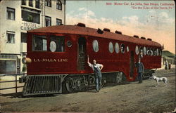 Motor Car, La Jolla San Diego, CA Postcard Postcard