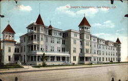 St. Joseph's Sanitarium San Diego, CA Postcard Postcard