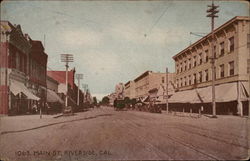 Main Street Riverside, CA Postcard Postcard