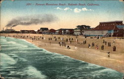 Famous Moonstone Beach Redondo Beach, CA Postcard Postcard