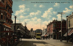 Orange Street looking toward YMCA Building Postcard